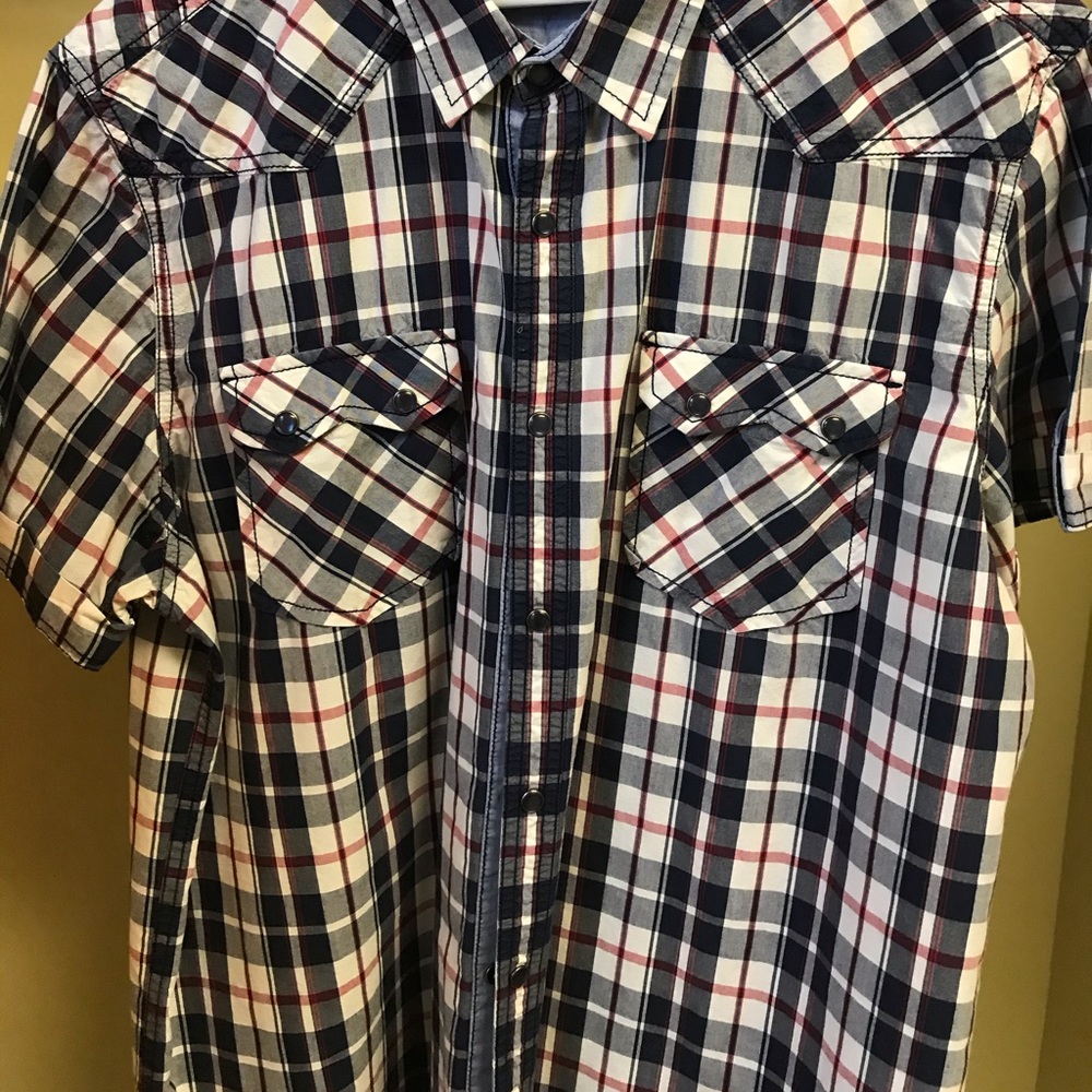 Mens snap down shirt